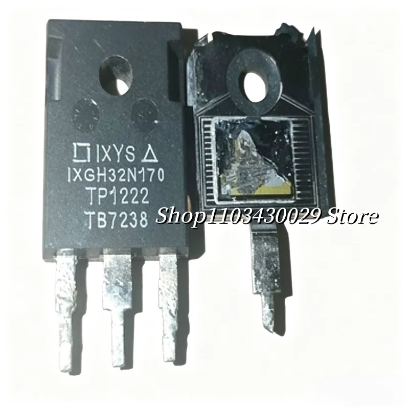 10Pcs Original  IXGH32N170 IGBT Transistor 1700V 32A TO-247 High Voltage Power Switch For Industrial Inverter Welding Machine