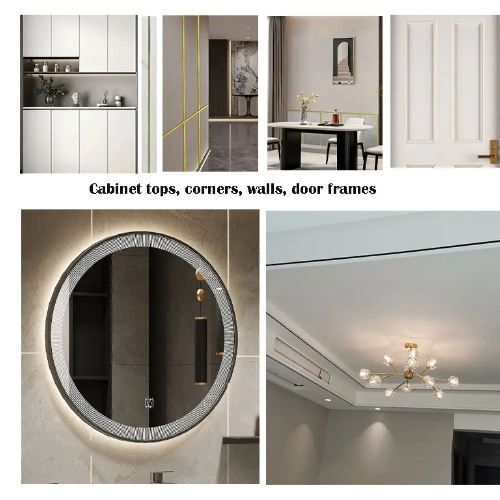 Practical Self-adhesive Edge Strip Anti-fog Waterproof Table Edge Guard PVC Easy Sticker Furniture Banding Cabinets