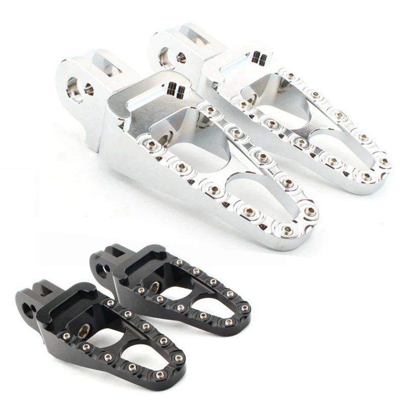 Motorcycle Rear Footrest Footpegs Foot Pegs Pedals For Triumph 01-15 Bonneville T100 T900 04-15 Trunxon 1200