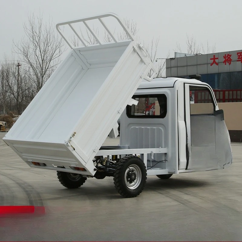 Four-wheeled electric vehicle agricultural pull cargo scooter