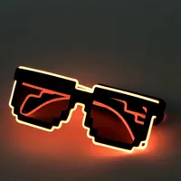 Wireless LED Light Up Glasses, Glow in the Dark Neon Glasses for Rave Party, EDM