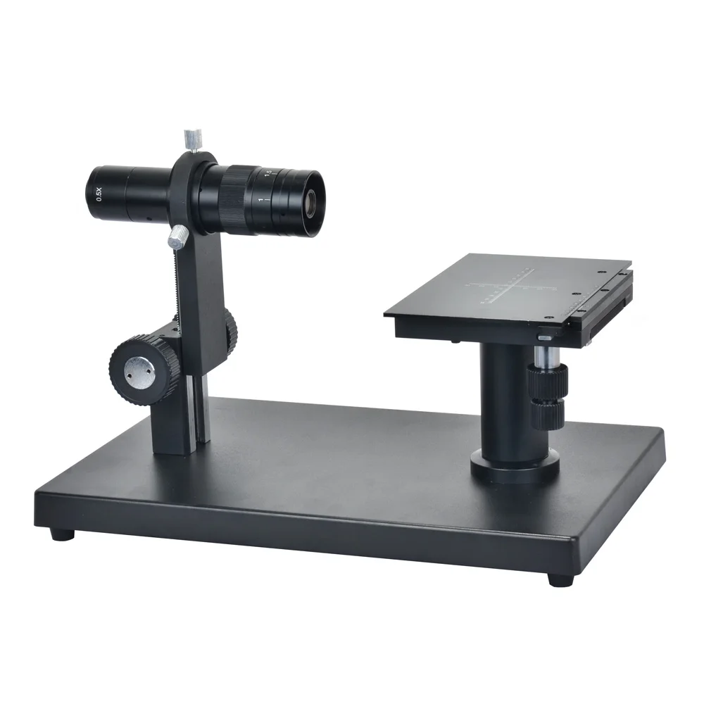 Horizontal industrial camera bracket Adjustable lifting large base Stage horizontal bracket Industrial camera