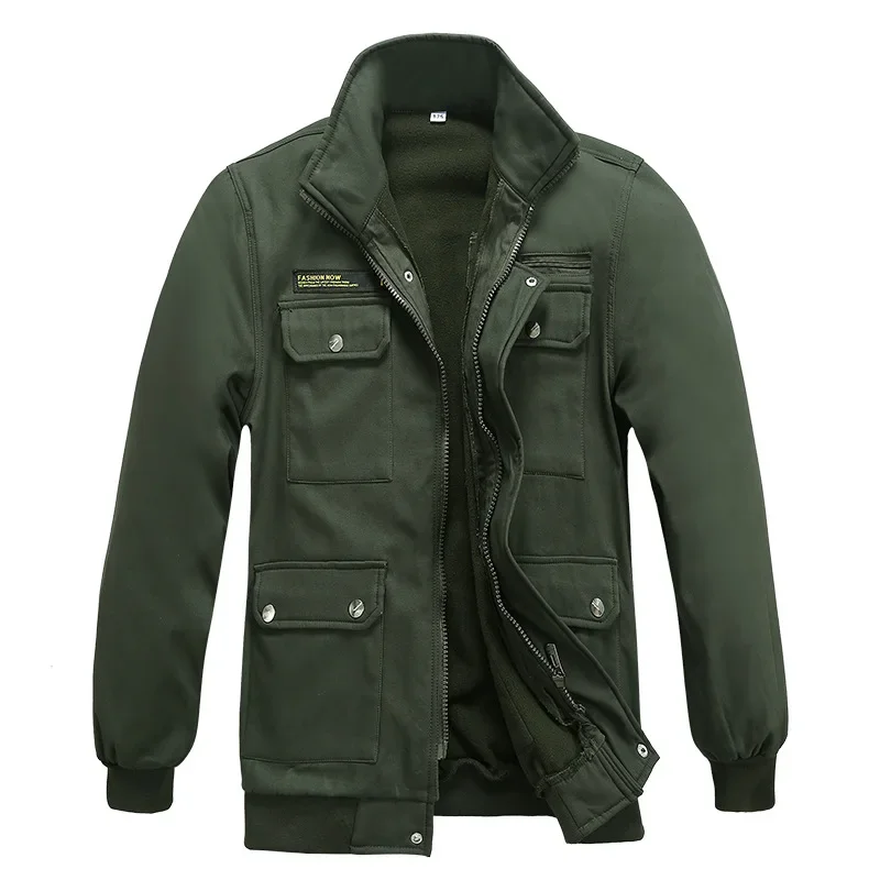 Комплект рабочей одежды для мужчин и женщин, износостойкие комбинезоны, авторемонтная заводская униформа для мастерской, теплая зима