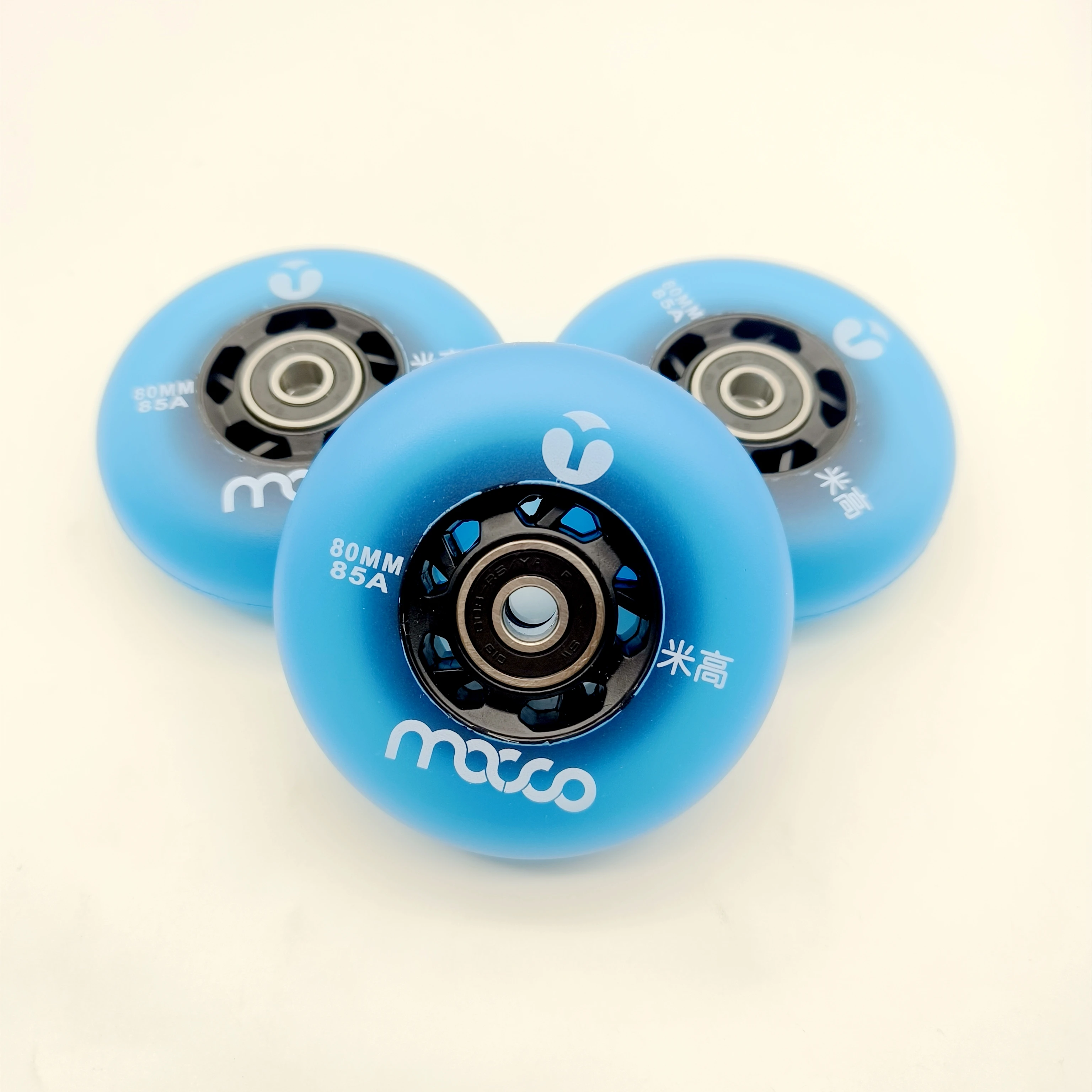 Free shipping roller wheel skate wheel 72mm 76mm 80mm 85A 8wheels / lot PU high quality  85a