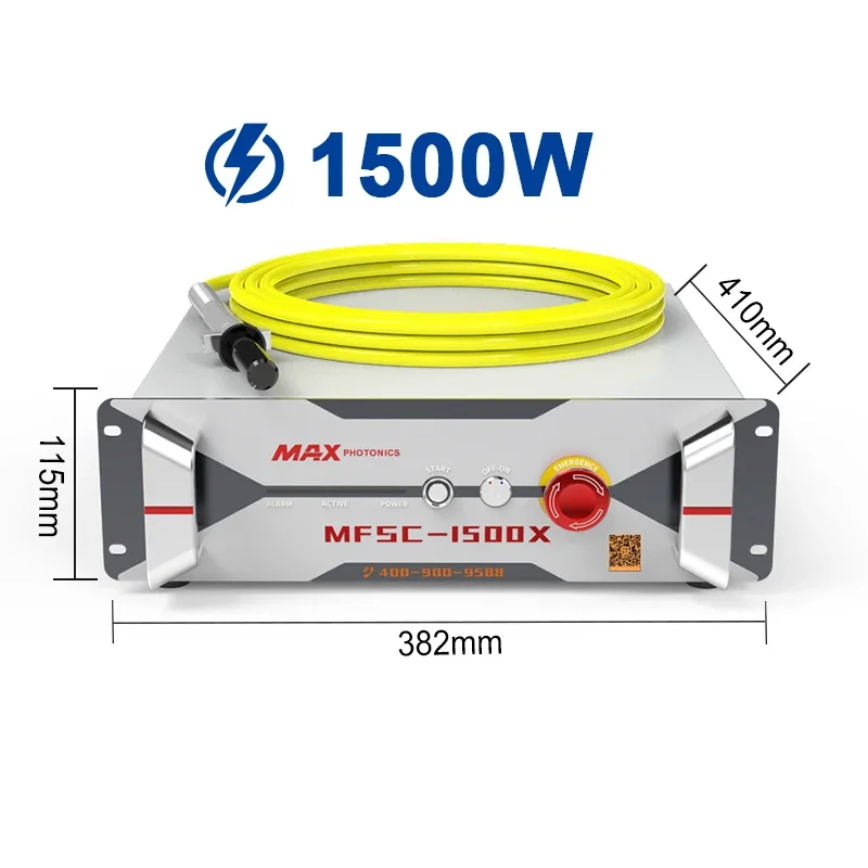 Оригинальный источник волоконно-оптического сигнала 1500 Вт MAX MFSC-1500 X, одноканальный