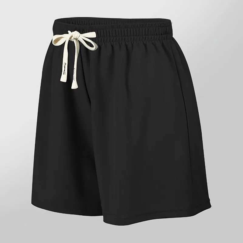 

Летние трендовые однотонные повседневные брюки-капри, новые летние шорты, повседневные шорты для фитнеса и бега