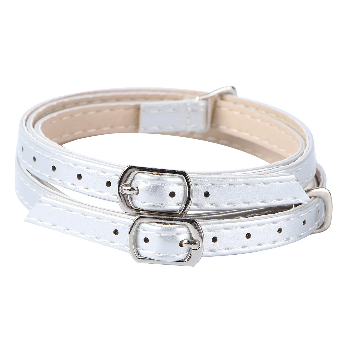 1 Pair Cross Faux Anti-Drop Shoe Straps For High Heels Detachable Ankle Straps Elastic Shoe Laces Women Heel Protector