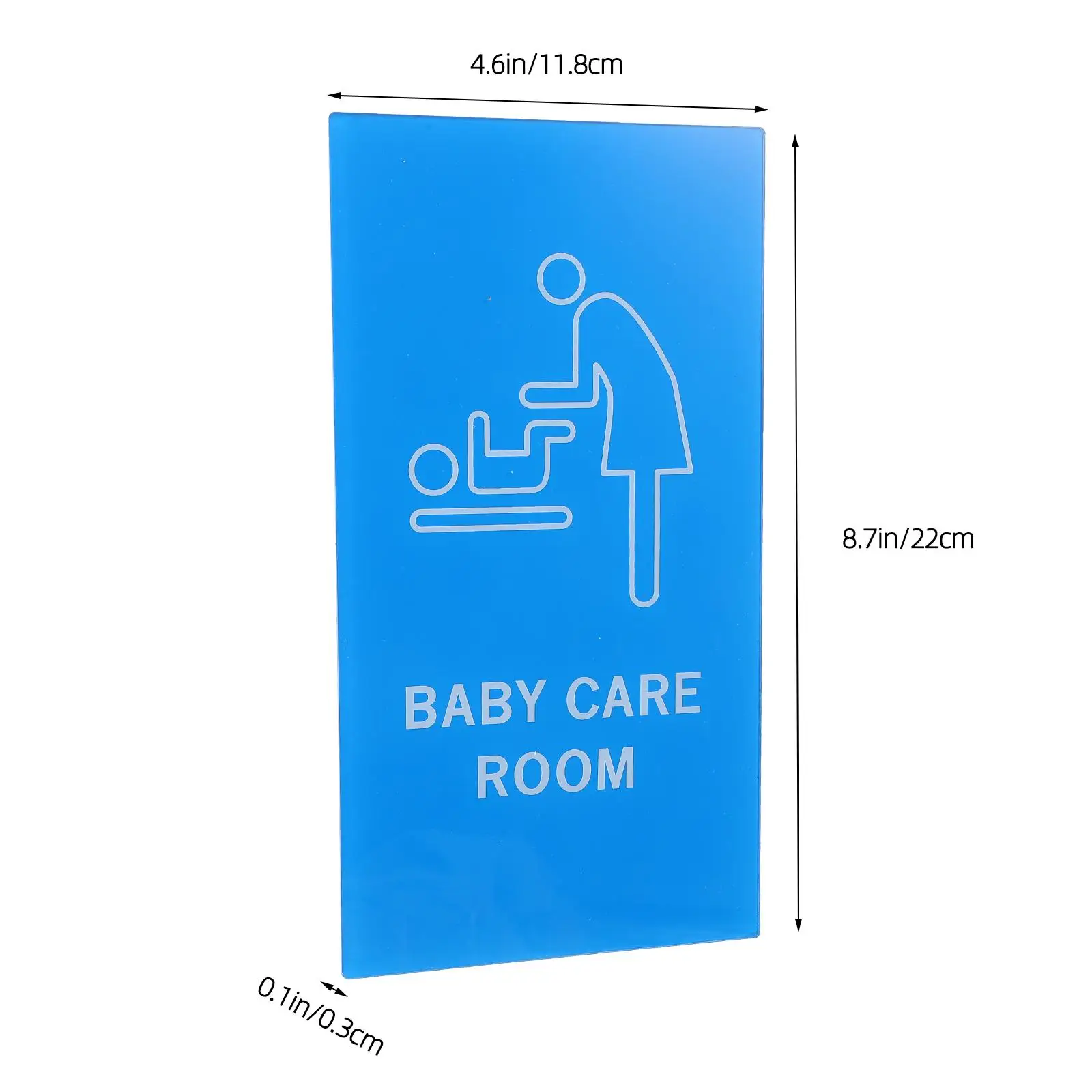 Baby Changing Area Sign Newborn Restroom Signs Door Decor Washroom Marker Toilet Identifier Room Signboard