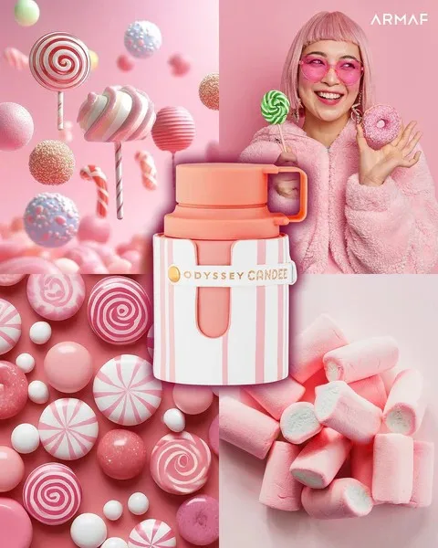 Armaf Odyssey Candee Special Edition 3,4 Unzen 100 ml süßes, florales, fruchtiges, langlebiges Parfüm, luxuriöses Geschenk für Weihnachten, Erntedankfest