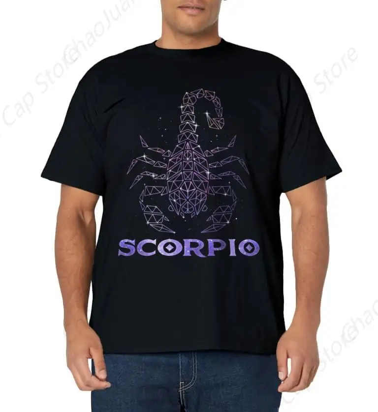 Regalo de Arte de escorpión único para amantes del Escorpión, camiseta de Horóscopo