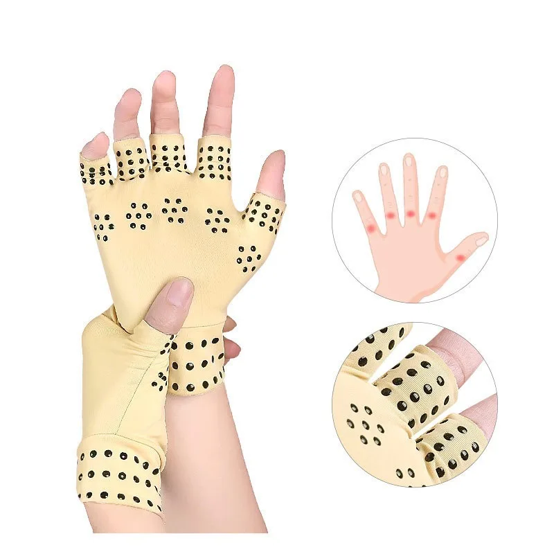 Magnetic Anti Arthritis Health Compression Therapy Gloves Rheumatoid Hand Pain Relief Hand Wrist Brace Corrector De Postura