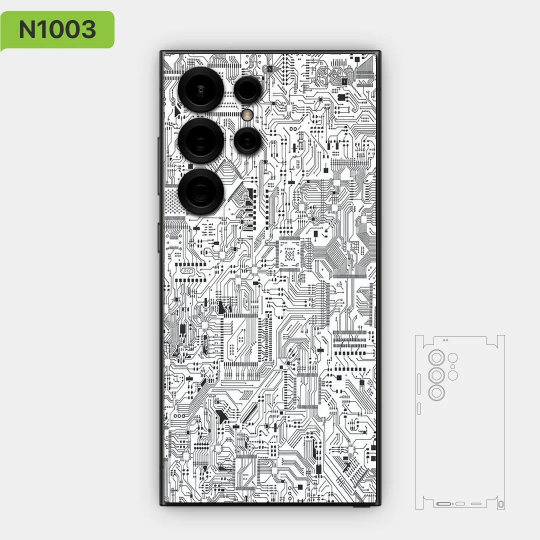 Envolturas de piel premium para Samsung galaxy S25.S24.S23.S22ultra de nexa skin, colección Poseidon, vinilo adhesivo, SG024