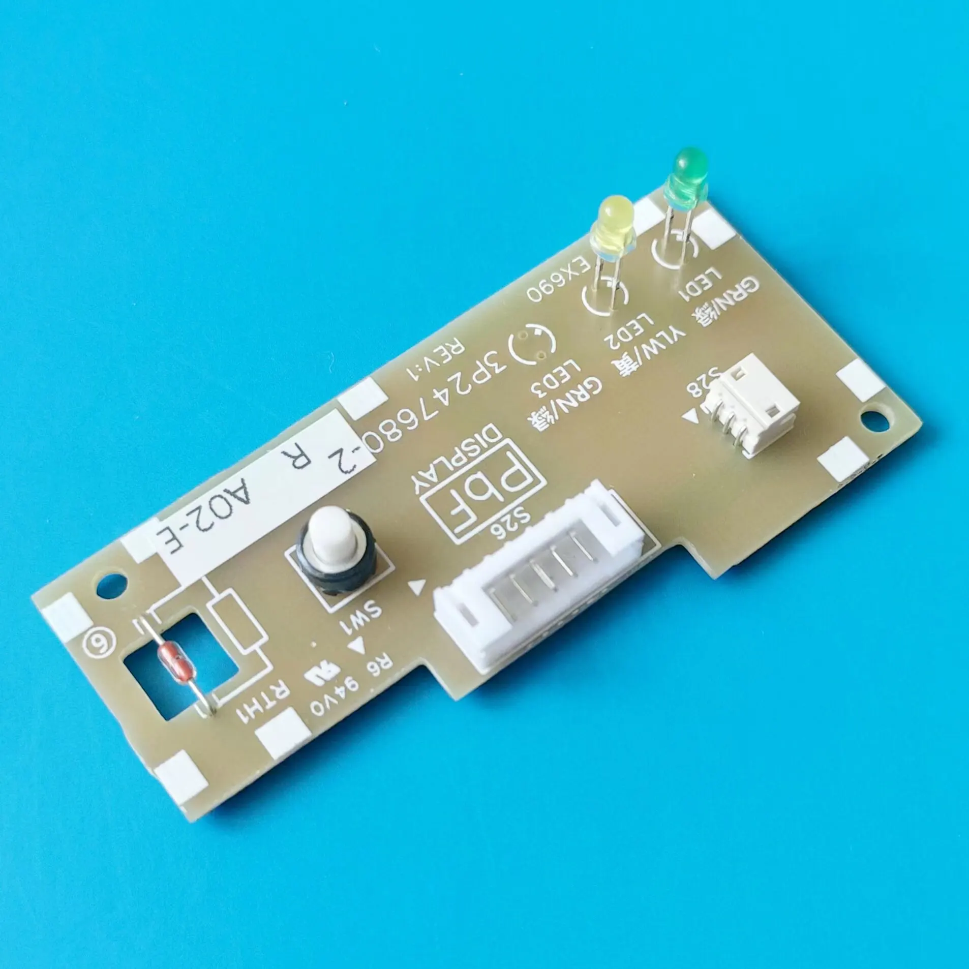 3P247680-2 Air Conditioner Receiver Control Board With Temperature Sensor Button Panel Fit FTWN25JV1 Indoor Unit