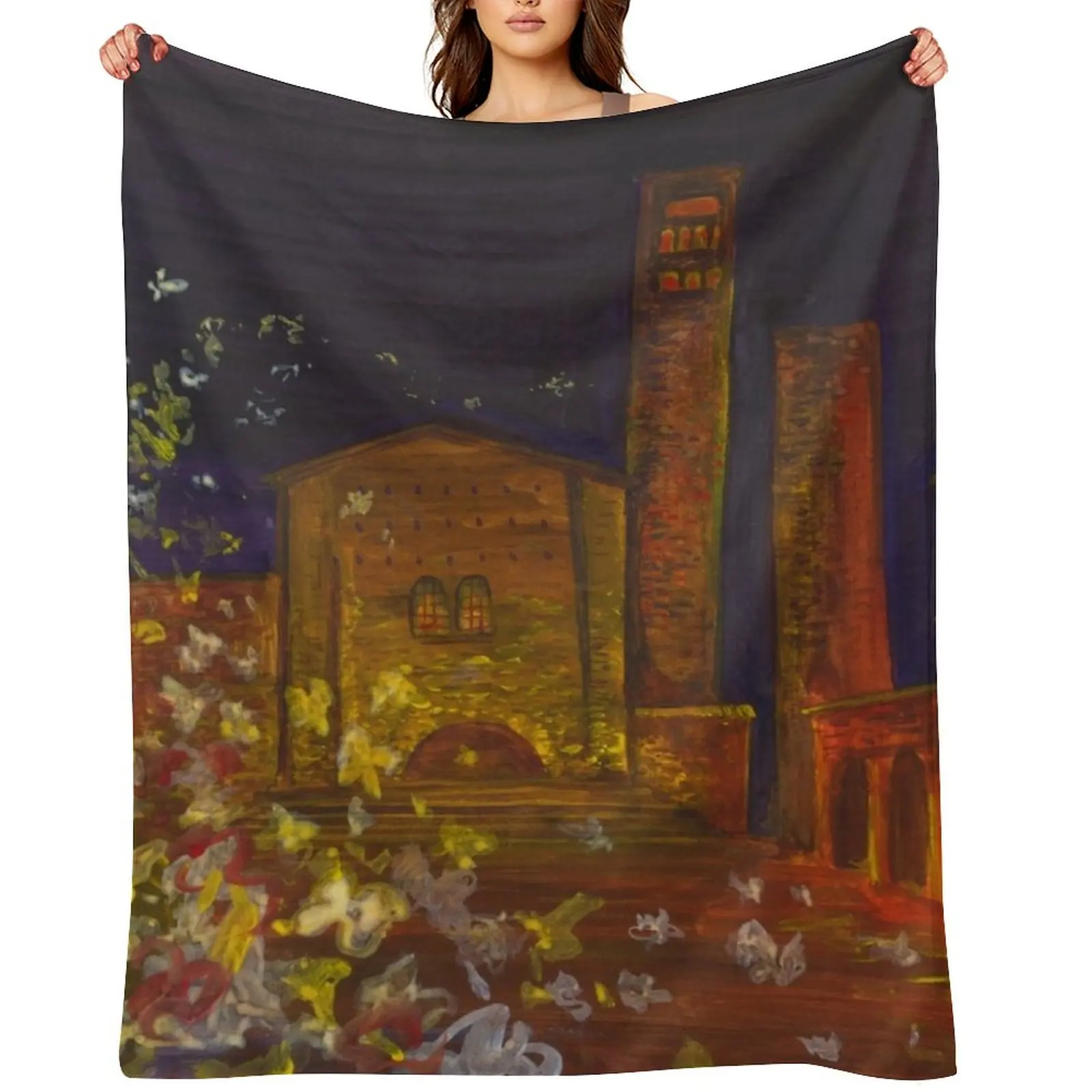 

Bologna Italy Throw Blanket decorative bed plaid Summer Sofas Blankets