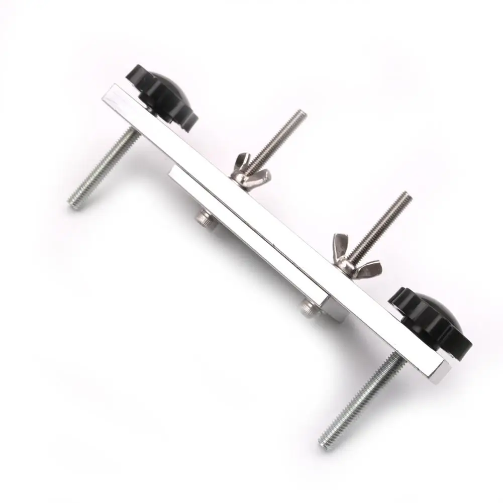 Guitar Bridge Clamp Guitar Fixture Bonding Bridge Clip Saddle Clamp Intrument Repair Luthier Tools with Wooden Blocks Wrench