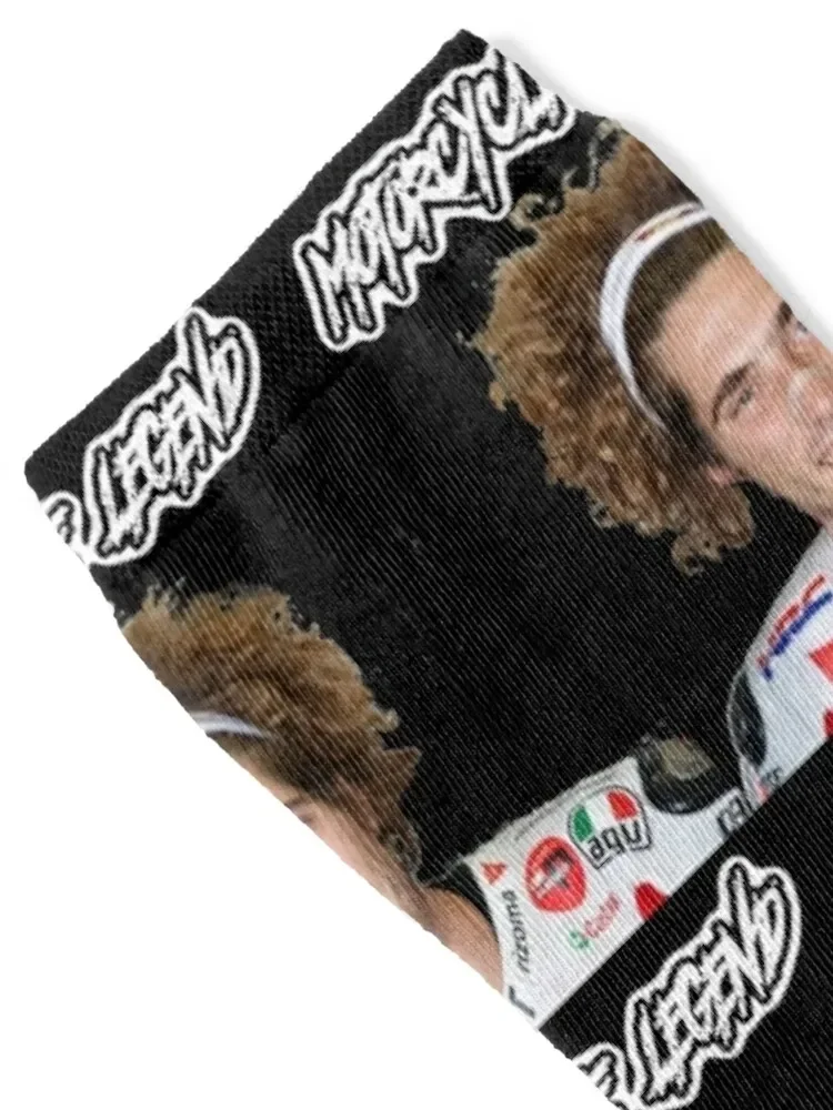 Super Sic' Marco Simoncelli, Motorcycle Legend Socks FASHION retro Ladies Socks Men's