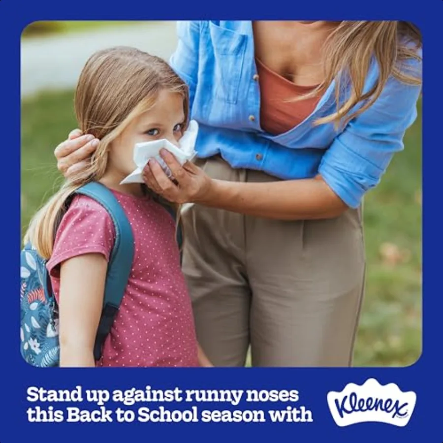 Kleenex Ultra Soft Facial Tissues 3 Flat Boxes 120 Tissues per Box 3Ply 360 Total Packaging May Vary