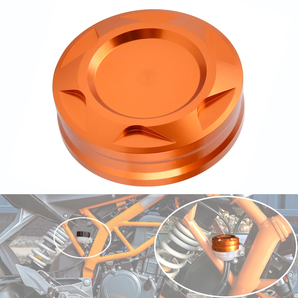 

For 2015-2023 KTM RC125 RC200 RC390 Rear Brake Fluid Reservoir Cap Cover Oil Cup Lid for KTM Duke 125 200 390 Duke 2011-2023