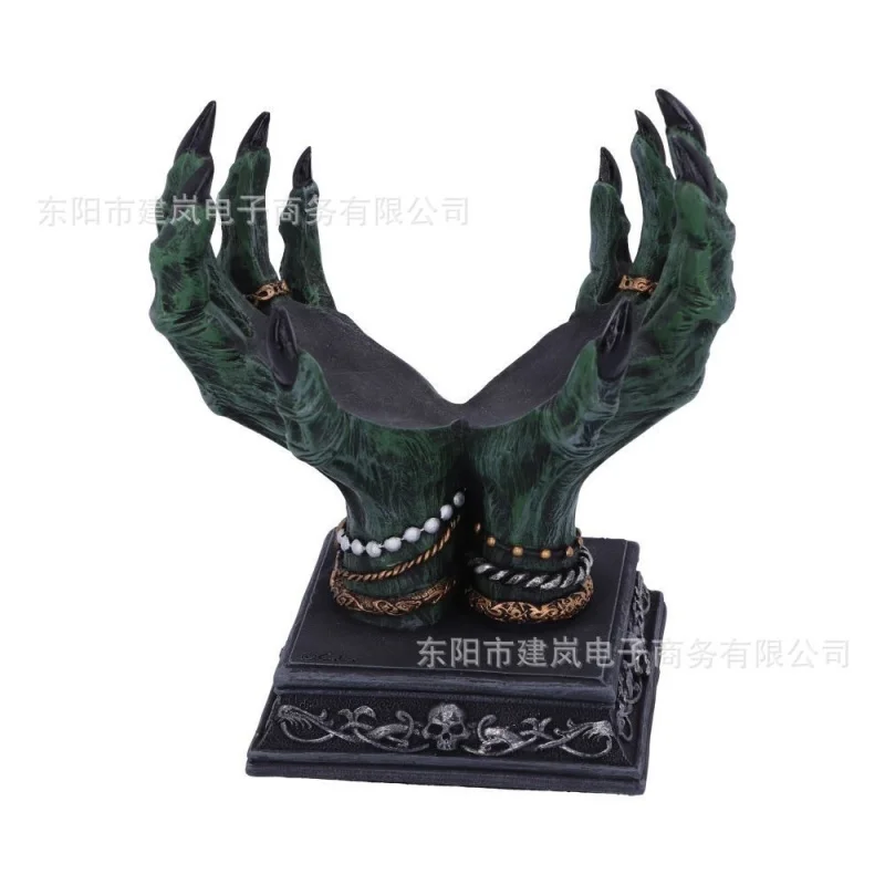 New Crystal Ball Hand Ornaments, Halloween Decoration Resin Crafts, Home Decor In Stock