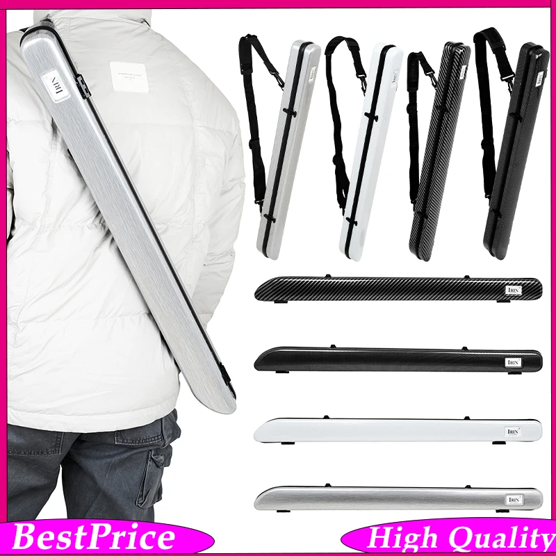 Universal Violin/Viola/Cello Bow Case – Carbon Fiber Composite Holds 2 Bow Portable Bow Case With Handle & Shoulder Strap