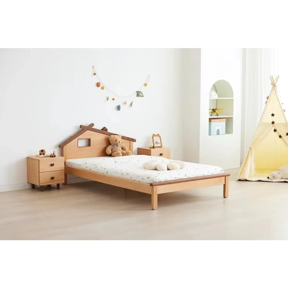 고품질 모던 어린이 침대 세트 모던 원목 침실 세트 어린이 가구 침실 세트