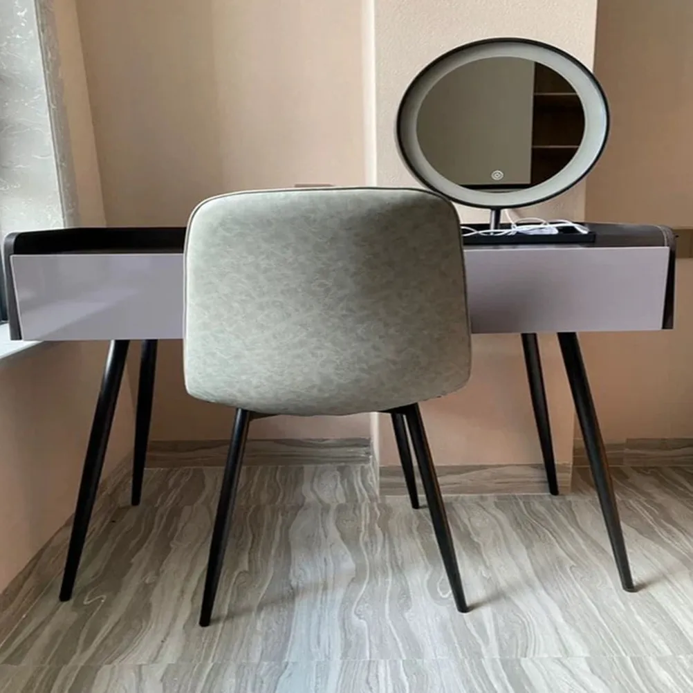 Metal Furniture Table Leg Replacement Tapered Iron Sofa Coffee Dining Table Leg with Rubber Base Protective Floor Furniture