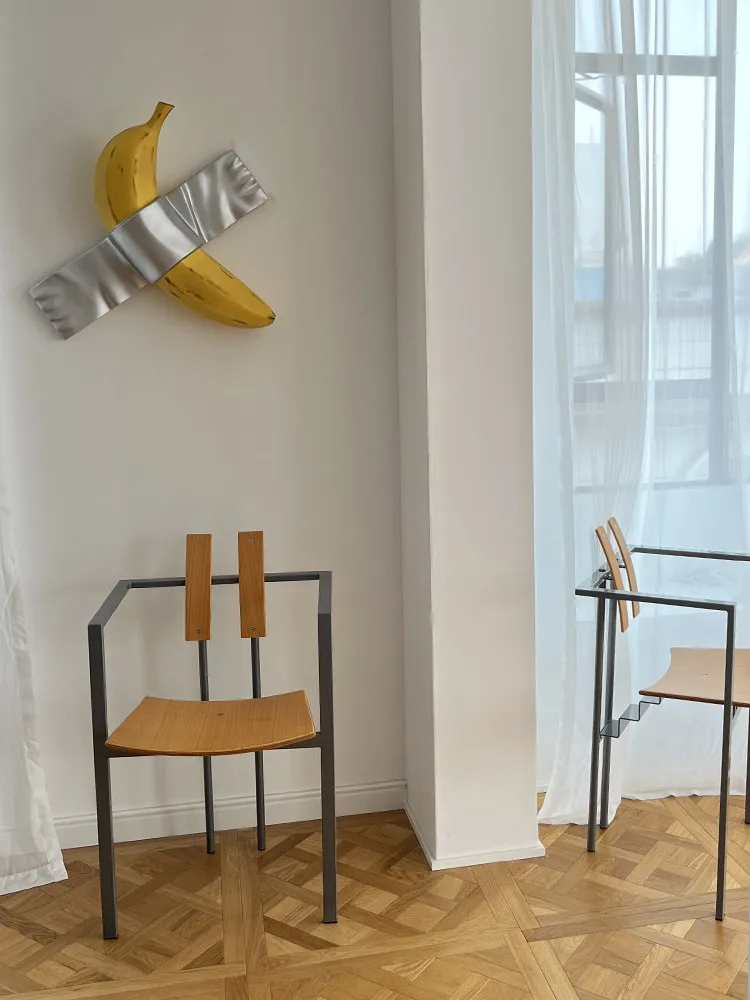 Medieval chair artistic dining chair minimalist book chair