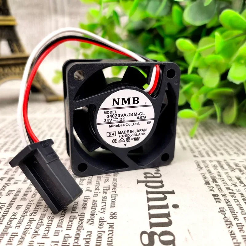 Новый вентилятор охлаждения процессора Для NMB 04020VA-24M-CL 24 В 0,07a Fanuc система инверторного охлаждения вентилятор 4 см 4020 40x40x20 мм