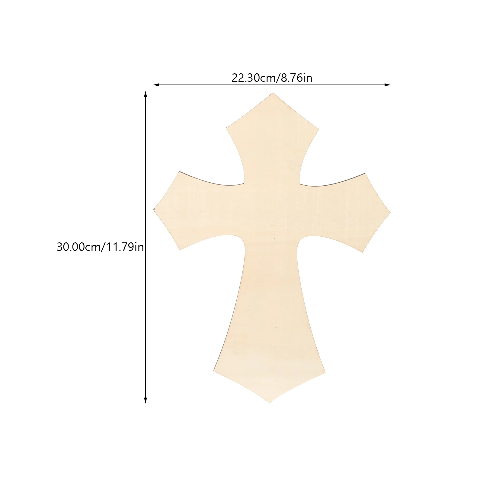 8 قطعة انقطاع الصليب الخشبي أشكال حرفية غير مكتملة لديي ديكور المنزل ريفي جدار الفن الخشب الحلي علامات فارغة للحرف اليدوية