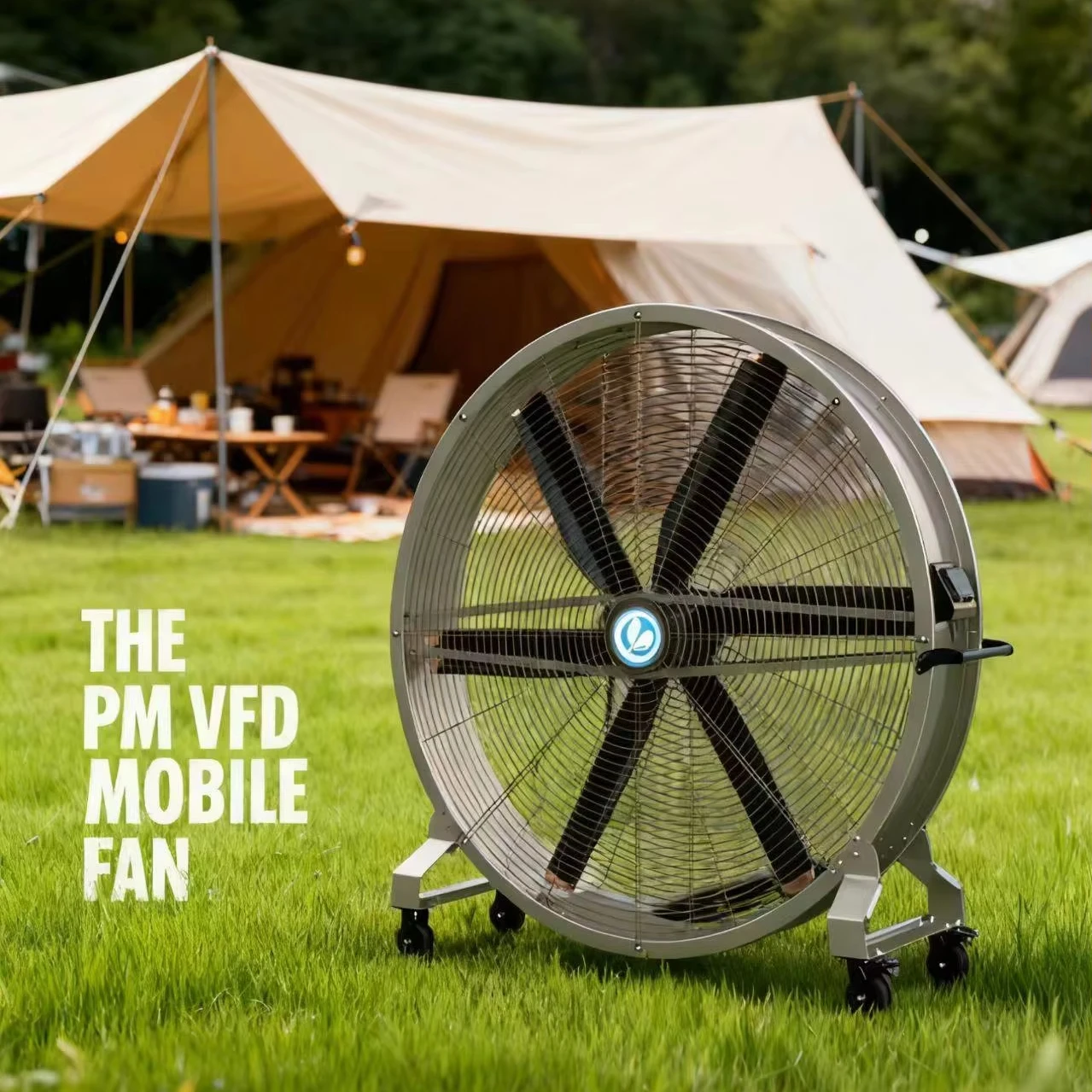 1.5m Aluminum Alloy Blade Industrial Fans Heavy Duty High Power Adjustable Speed