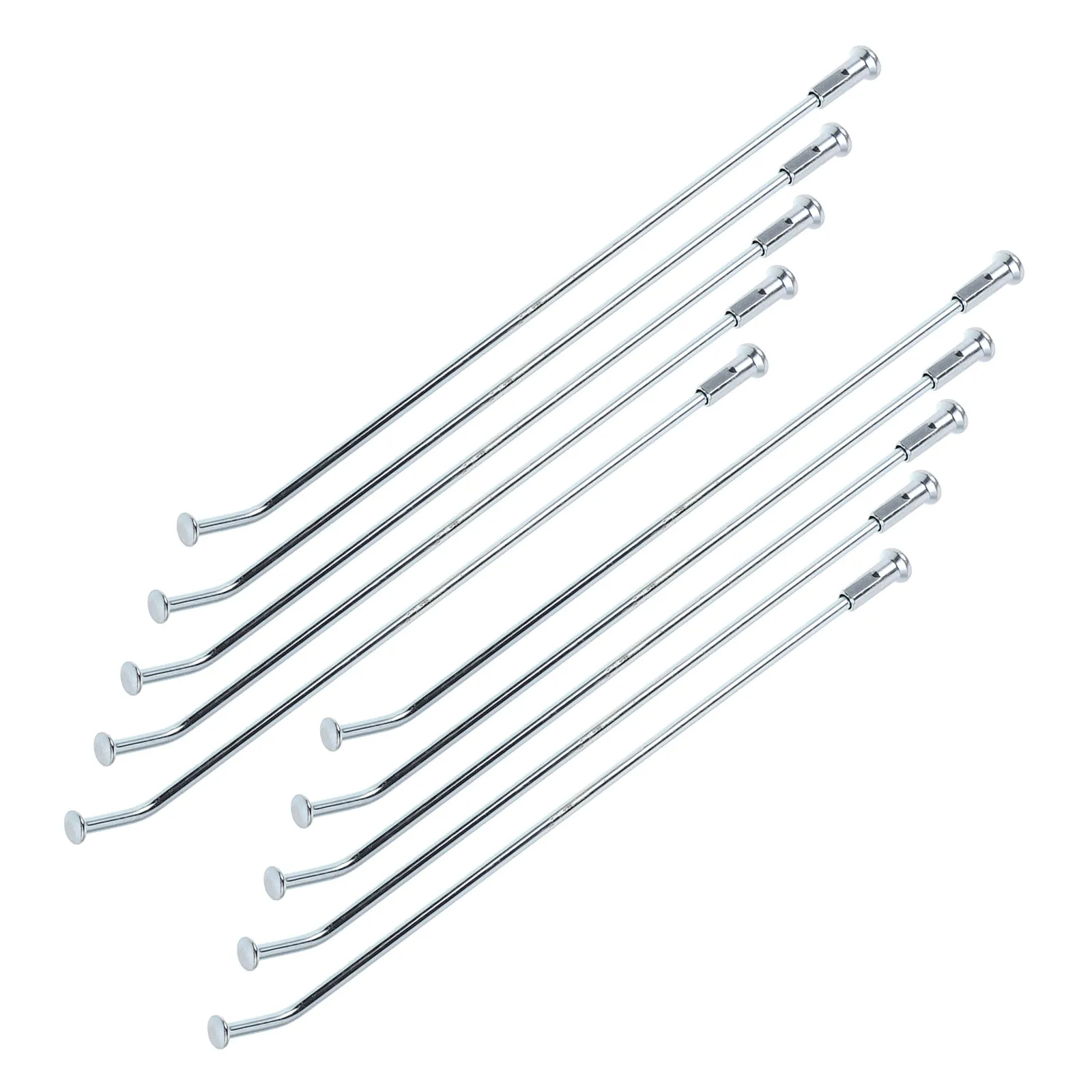 10Pcs Steel Wheel Spokes Dirt Bike Off-Road Performance Front Rear Rim Replacement Motorcycle Spoke Kit Enhanced Durability