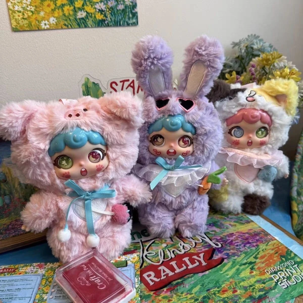 

Midoo Cute Cub Out of The Street Series Эмалированная плюшевая подвеска Слепая коробка Модная игрушка Второй поколения Подарок-сюрприз Mystery Box