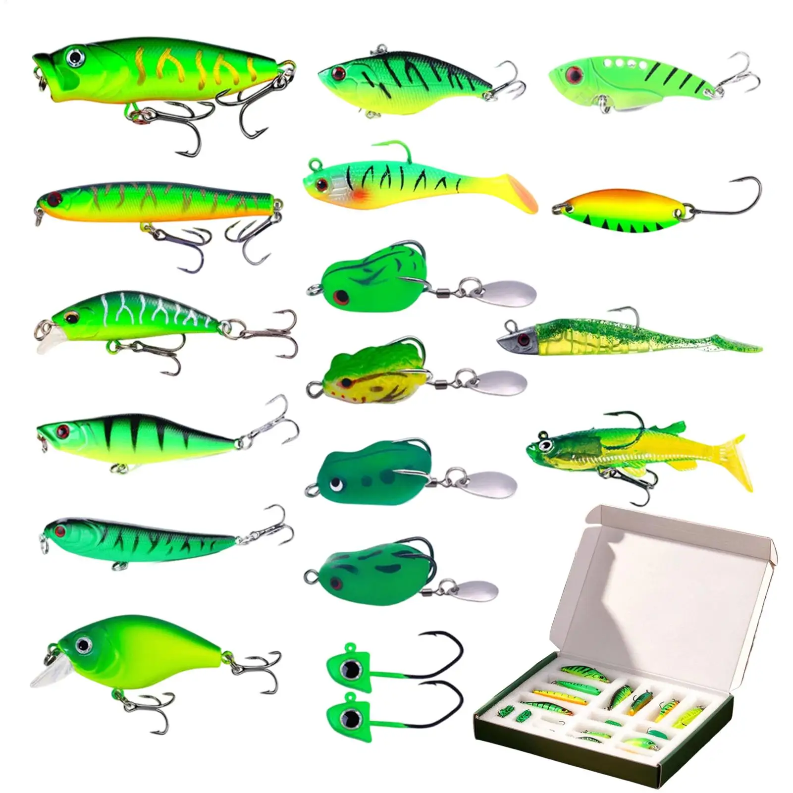 bass-lure-kit-crank-baits-minnow-tackle-gear-with-storage-box-fishing-bait-kit-for-saltwater-lake-pond-river-stream-reservoir