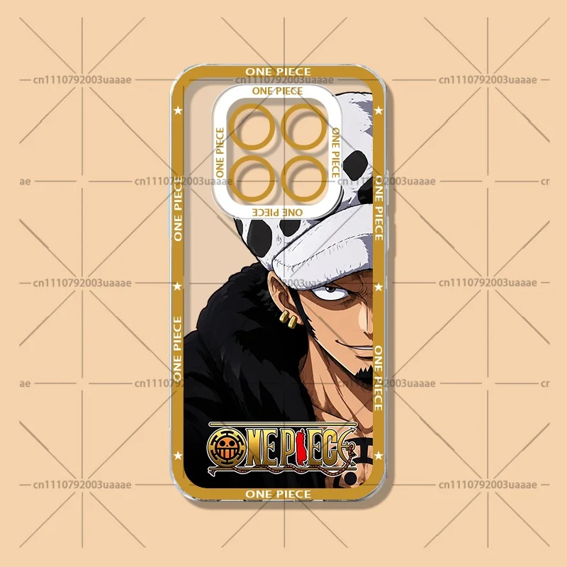 One Piece Half-Face Hot Character Case for Xiaomi Redmi Note 15 14 13 Pro Plus 12 11 10 9 14S 13S 12S 11S 10S 4G 5G Back Cover view 3