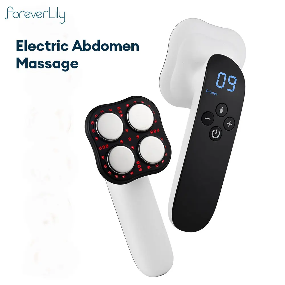 Wireless Body Slimming Massager EMS Microcurrent Abdomen Massage Machine Facial Lifting Skin Firming Back Arms Leg Beauty Device