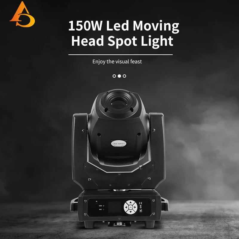 4-10pcs/150W LED Moving Head Pattern Light Remote Control 5 Prisms DJ Dmx Stage Light Disco Music Festival DJ Bar Wedding Club