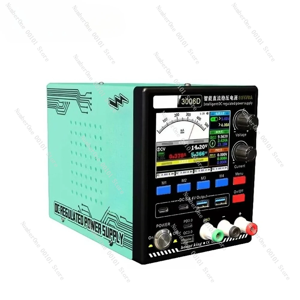 

3006D 180W Adjustable DC Stabilized Power Supply Meter 0-30V/6A Mobile Phone Repair Short Circuit Burning Power Supply