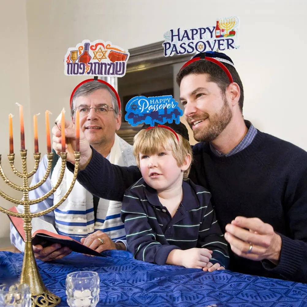 

Набор из 5 декоративных повязок на голову для Пасхи: фетровые аксессуары премиум-класса для вечеринок, для женщин, мужчин, взрослых, реквизит для фотосессий, праздничные украшения