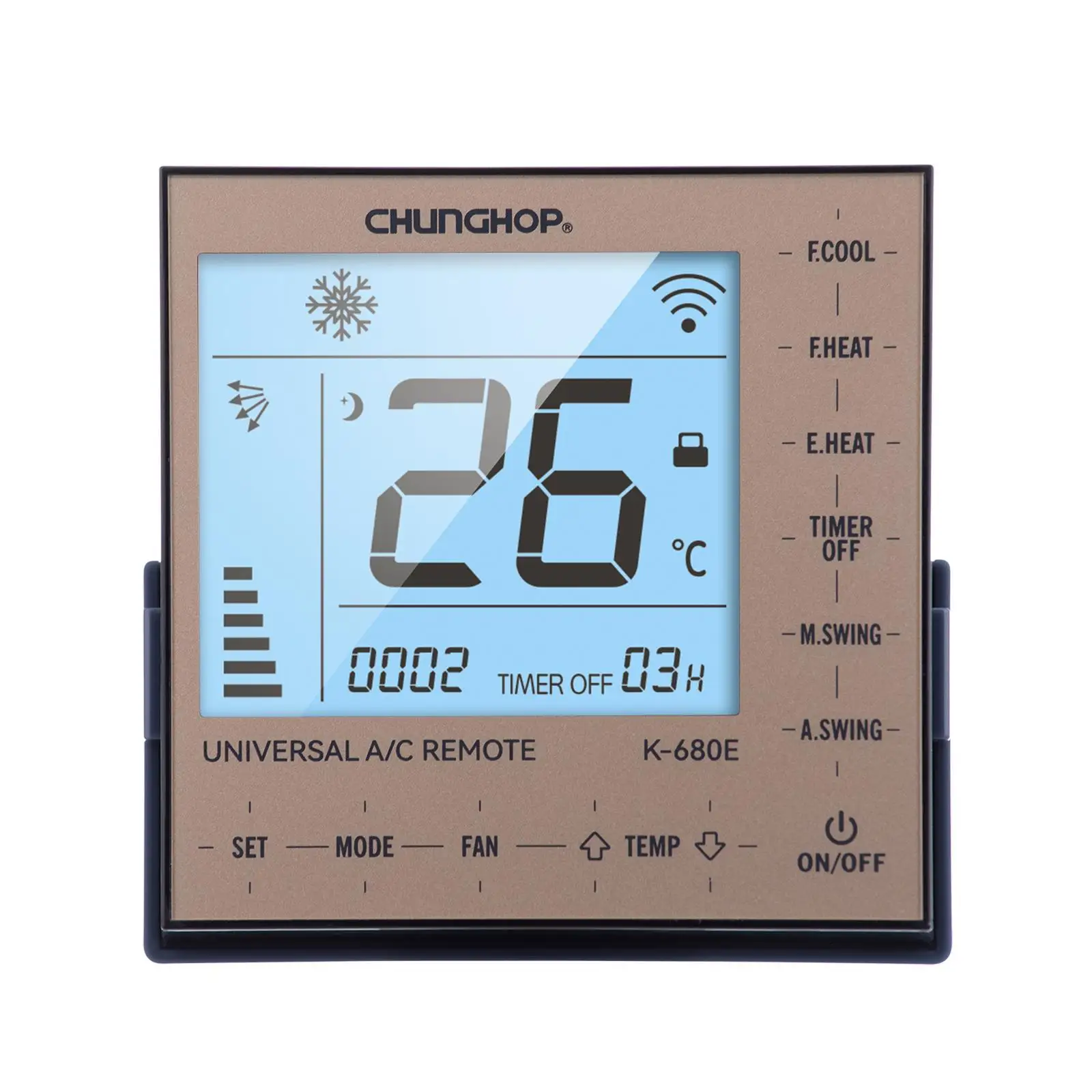 CHUNGHOP K-680E / K-660E Universal Air Conditioner Remote Control