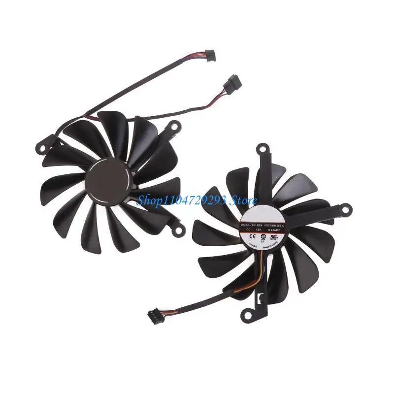 Y2GD 95 mm GA92A2H 4PIN 12V 0.45A VGA Fan Gráficos Enfriamiento tarjeta para RX 5500 RX 5600