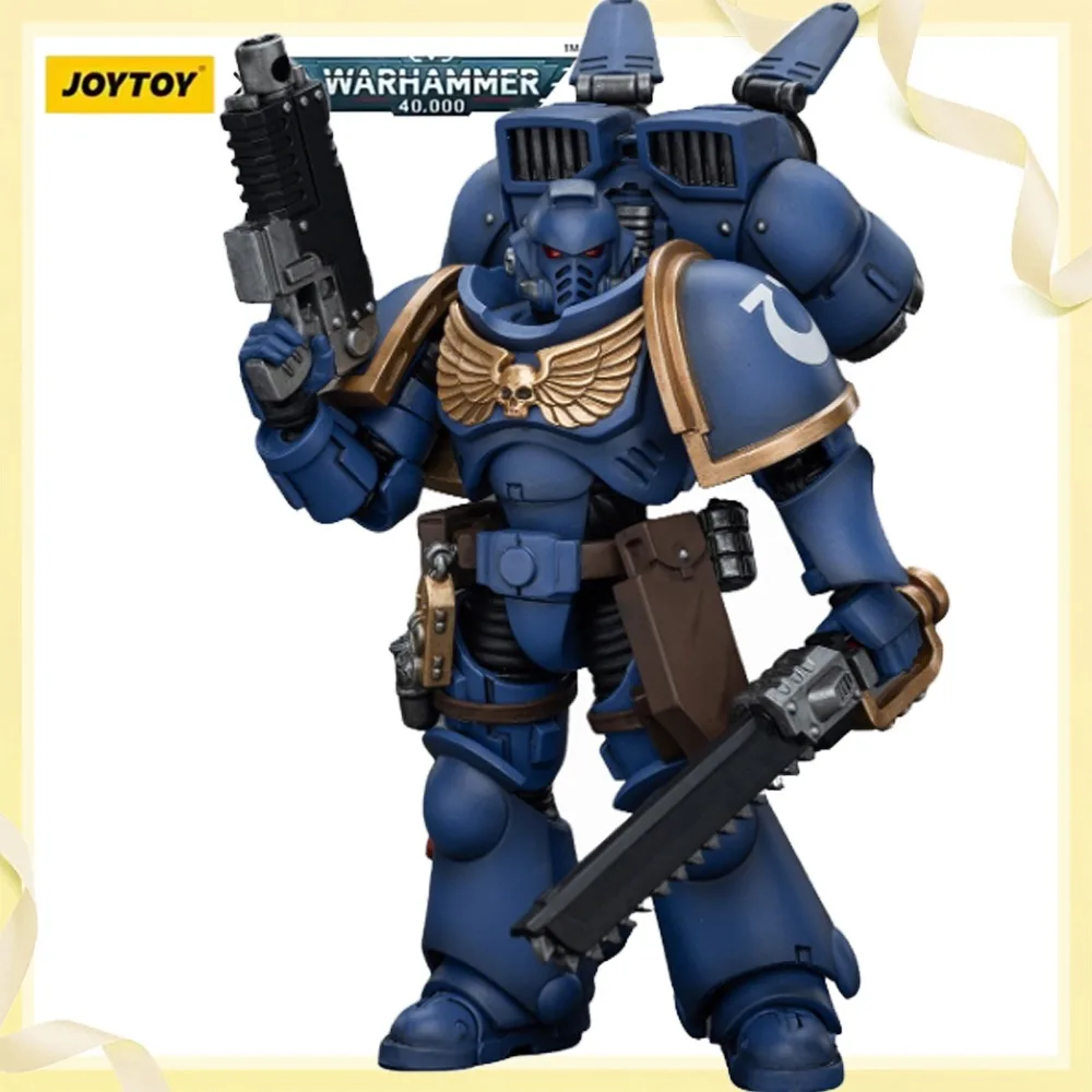 

100% Original Genuine in Stock JOYTOY Ultramarines Intercessor 2 Jump Pack Intercessors Game Figure Model Decoration Toy Gift