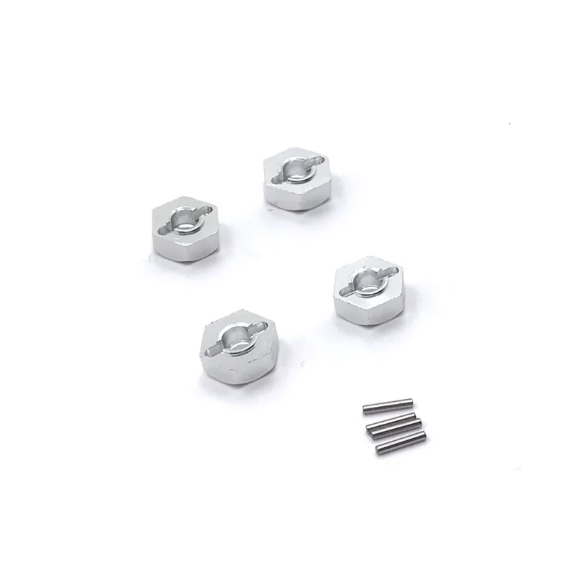 Wltoys 104001 104002 12428 12423 12429 Feiyue FY03 FY06 FY07 FY08 Metal 12mm piasta sześciokątna koła Adapter Combiner części do ulepszenia