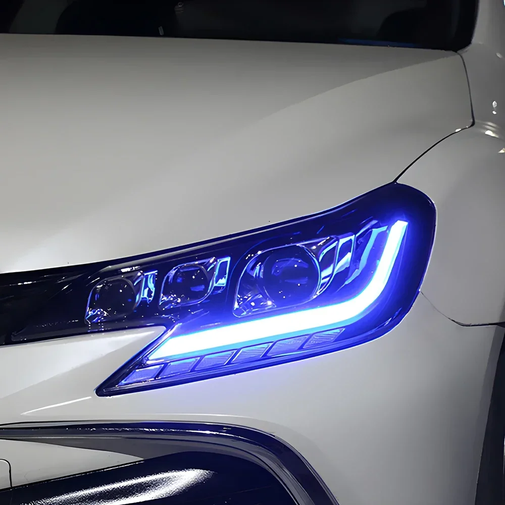 Auto Headlights For Toyota REIZ MARK X 2013-2017 LED Car Front Lamps Assembly Upgrade Three Projector Lens Accessories