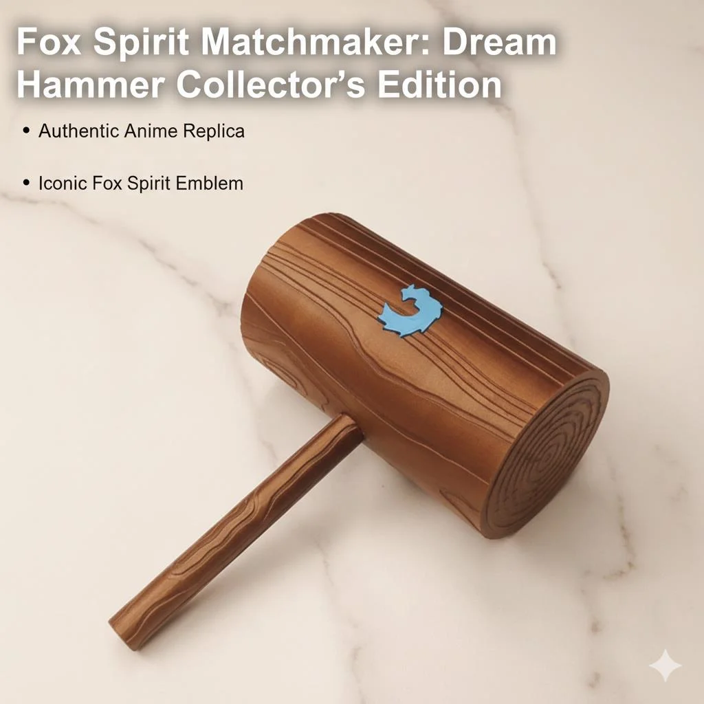 Fox Demon Little Matchmaker Yimeng Hammer Anime Peripheral Hammer Drink Can Storage Ornament Cartoon Cos Prop Desktop Decor