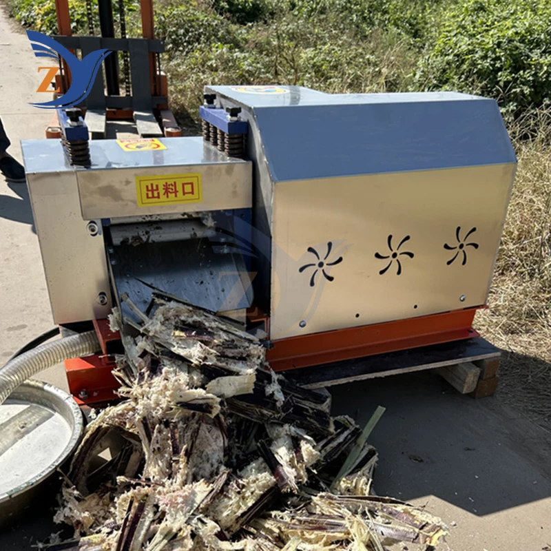 Sugarcane Juicer Machine 700KG Per Hour Electric Press Stainless Steel Commercial Domestic Squeezer Fruit Squeezing Equipment