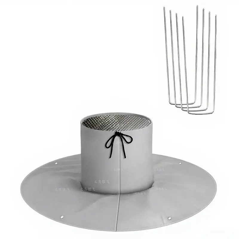 

ABWP-Plant Frost Covers Winter Palm Tree Root Protector Protective Plant Cover With Ground Spikes To Keep Tree Root Warm A