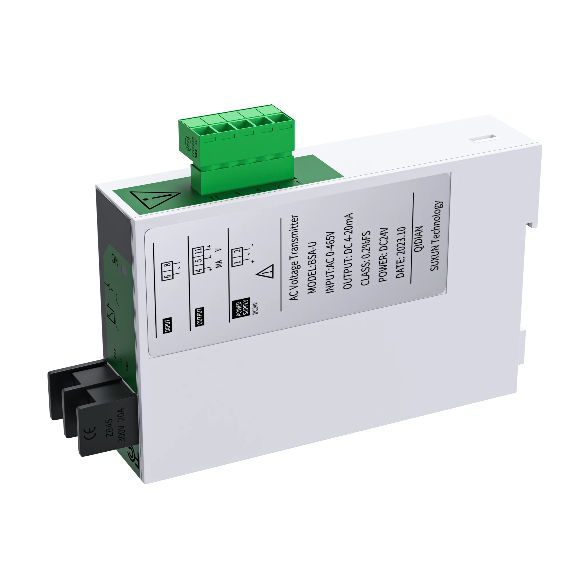 AC 0-500 В 0-1000 В до 4-20 мА 0-10 В RS485 DC24V Сильный антиинтерференционный передатчик напряжения 220 В/380 В/465 В Датчик напряжения переменного тока