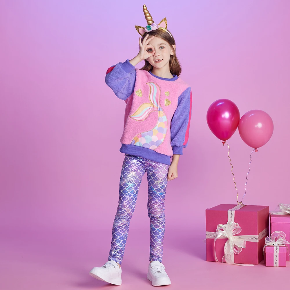 DXTON Girls Sweatshirts Polar - Winter Clothing Toddler Girl recension och pris