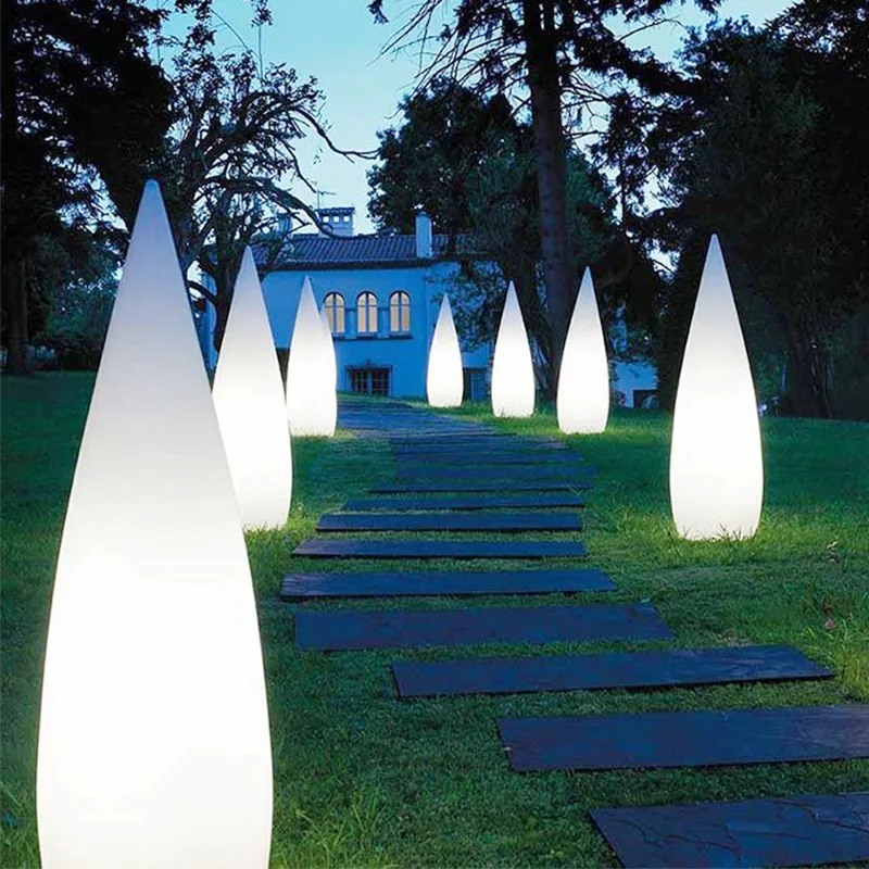 Tall Square Wedding RGB Tower Pillar Medium Tube Floor Light Outdoor Cylinder Acrylic Decorative Light Emitting Diode