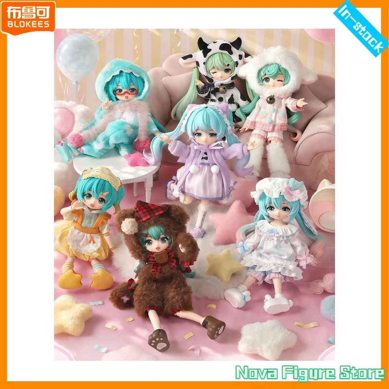 在庫あり-blokees-daalamode-初音ミク-ふわふわスイートドリームパーティー-フルセットボックス、アニメ組み立て式可動コレクタブルドールギフト